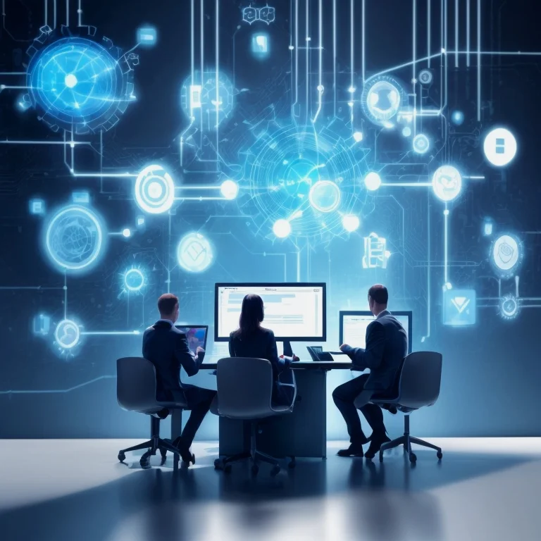 Illustration of AI integration in software development
